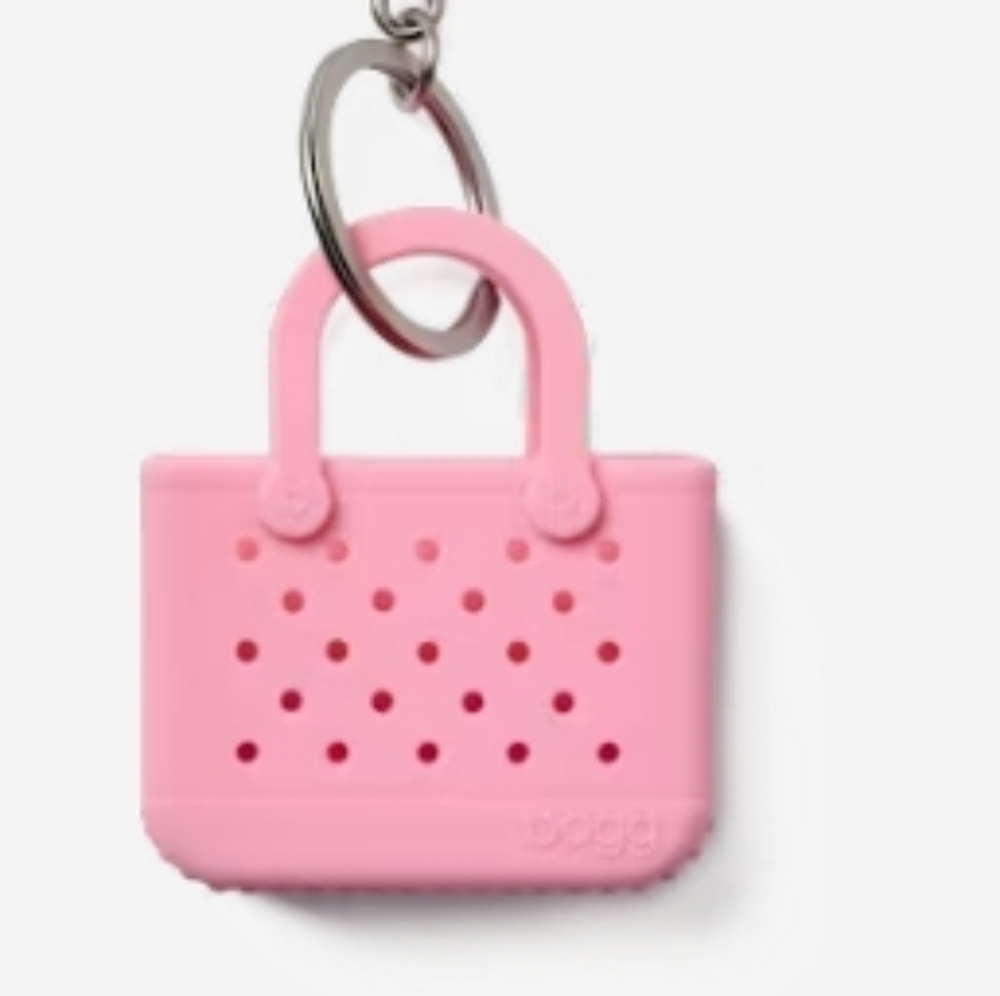 BOGG BAG-Mini Bogg Bag Keychain-Charm (Pink Bubbles 🩷) - Picture 2 of 2